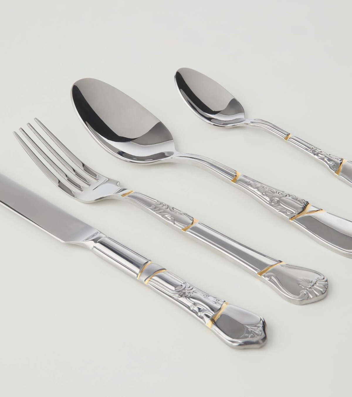 Seletti Kintsugi flatware set by Marcantonio Raimondi Malerba