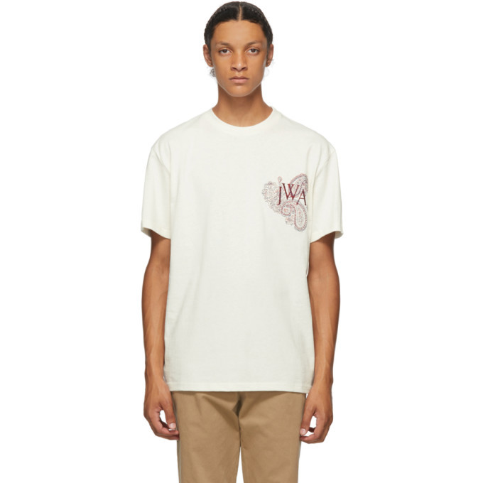 Photo: JW Anderson Off-White Paisley Logo T-Shirt