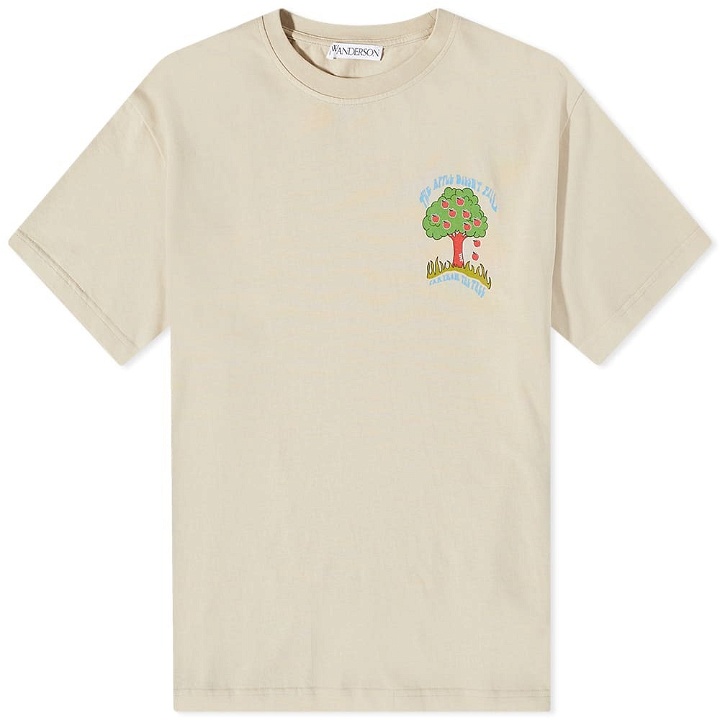 Photo: JW Anderson Men's Apple Tree Logo T-Shirt in Beige