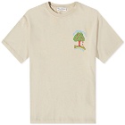 JW Anderson Men's Apple Tree Logo T-Shirt in Beige