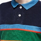Howlin by Morrison Men's Howlin' Long Sleeve Full Catastrophe Living Polo in Mixup