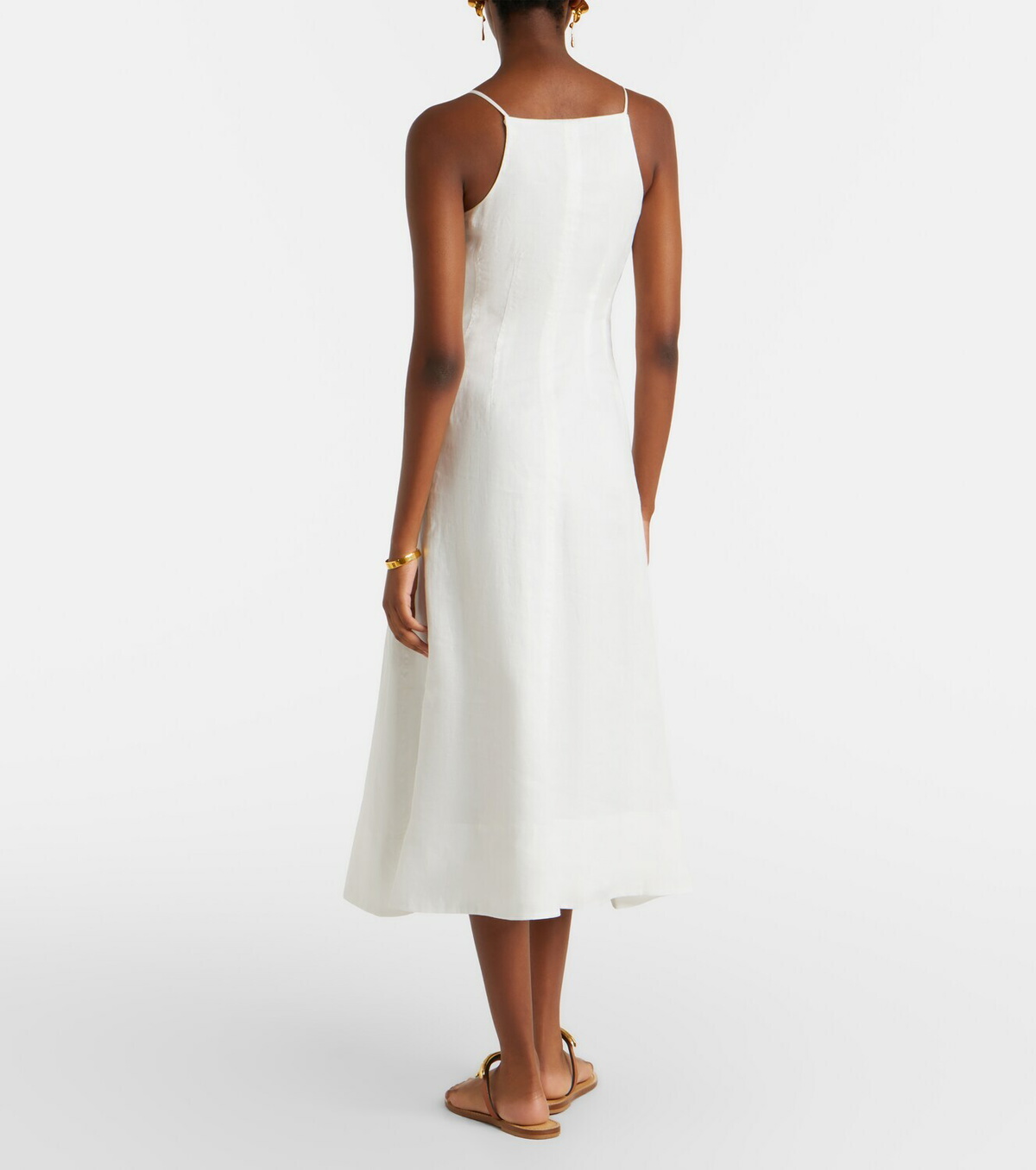 Veronica Beard Georges linen midi dress