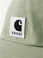 Sacai - Carhartt WIP Logo-Appliquéd Cotton-Canvas Baseball Cap