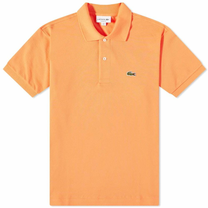 Photo: Lacoste Men's Classic L12.12 Polo Shirt in Mandarin