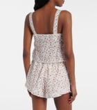 Posse Charlotte floral cotton shorts