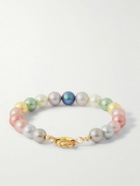 POLITE WORLDWIDE® - 14-Karat Gold Pearl Bracelet