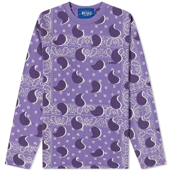 Photo: Awake NY Long Sleeve Big Paisley Tee