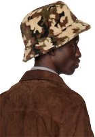 Paul Smith Brown Camouflage Bucket Hat