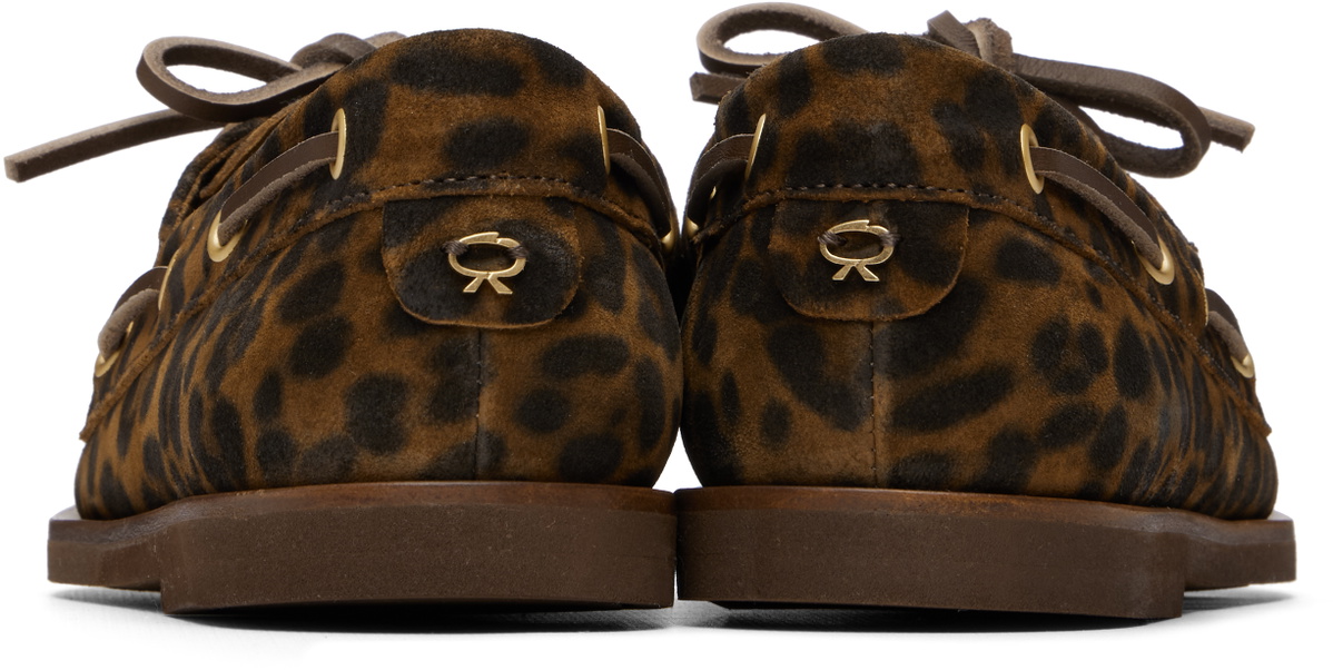 Gianvito Rossi Brown Vandée Boat Shoes
