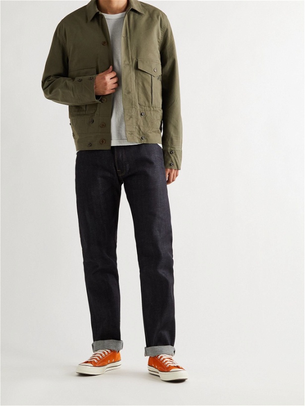 Photo: Double Eleven - Cotton-Canvas Field Jacket - Green