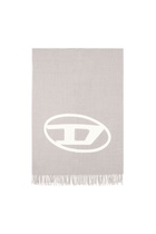 Diesel Reversible two tone wool scarf - Scarf Mens in Multicolor