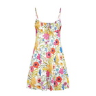 MC2 Saint Barth Woman Short Slip Dress Creamy With Flower Print