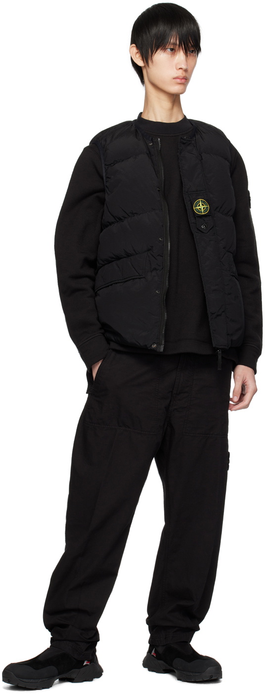 Stone Island Black Ghost Piece Sweatshirt Stone Island