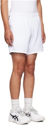 Asics White Match Shorts