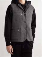 Visvim - Boa Reversible Wool-Fleece Gilet - Gray