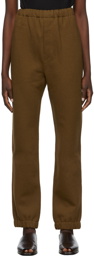 Lemaire Brown Fleece Lounge Pants