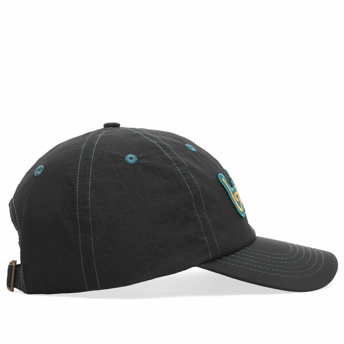 Butter Goods Men's Connection 6 Panel Cap in Black 