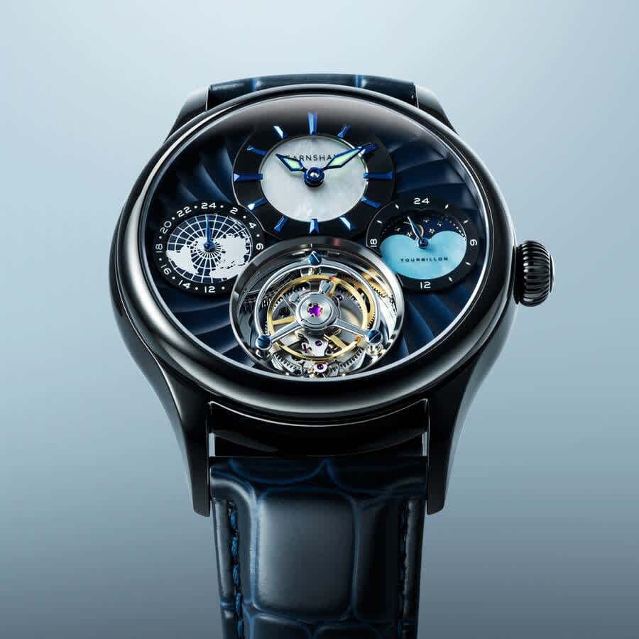 Thomas Earnshaw Celestial Huggins Blue Dial Mens Watch ES-8261-0B