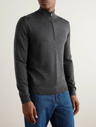 Incotex - Wool Half-Zip Sweater - Gray