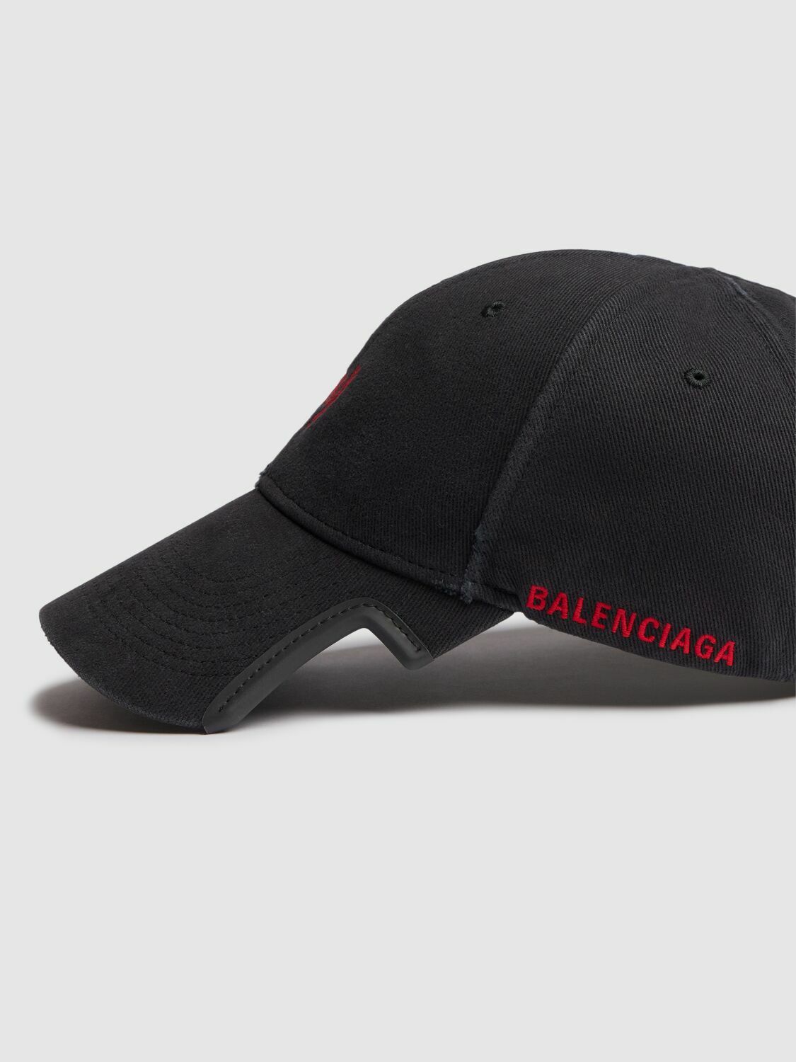 BALENCIAGA Logo Cotton Drill Baseball Cap Balenciaga