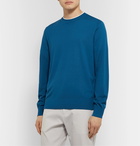 Theory - Slim-Fit Wool Sweater - Blue