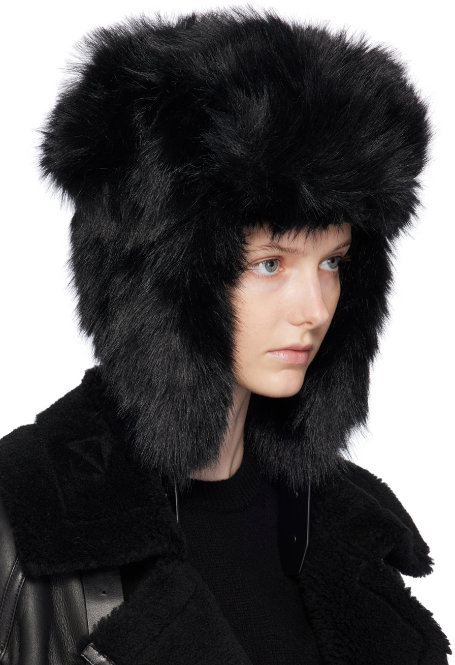 Juun.J Black Hardware Beanie