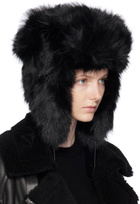 Juun.J Black Hardware Beanie