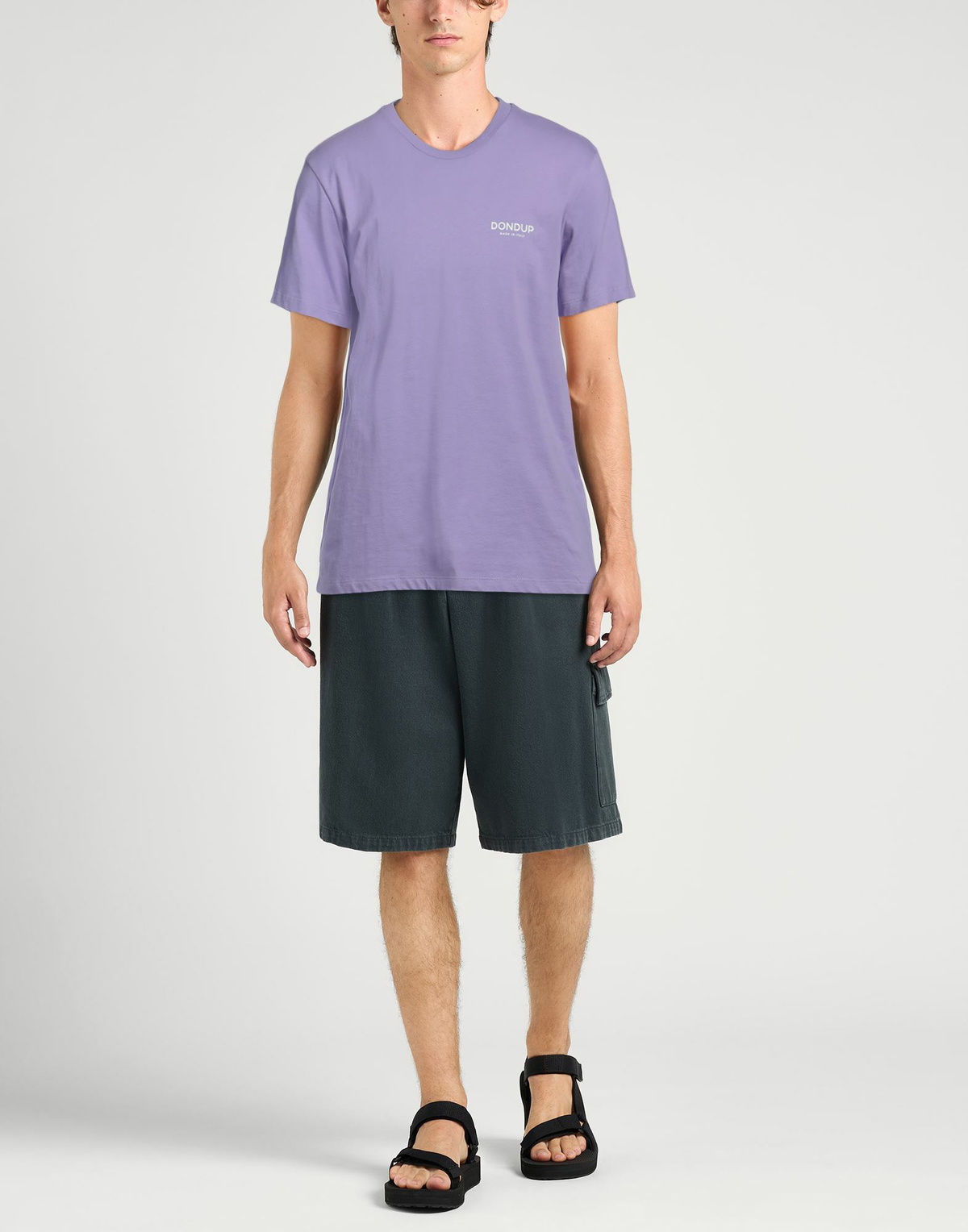 Dondup Mens T-shirt Lilac