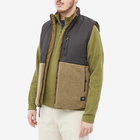 Taion Men's Reversible Down Vest in Olive/Black/Beige