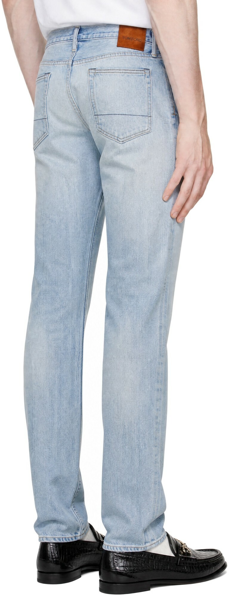 TOM FORD Blue Straight Fit Jeans