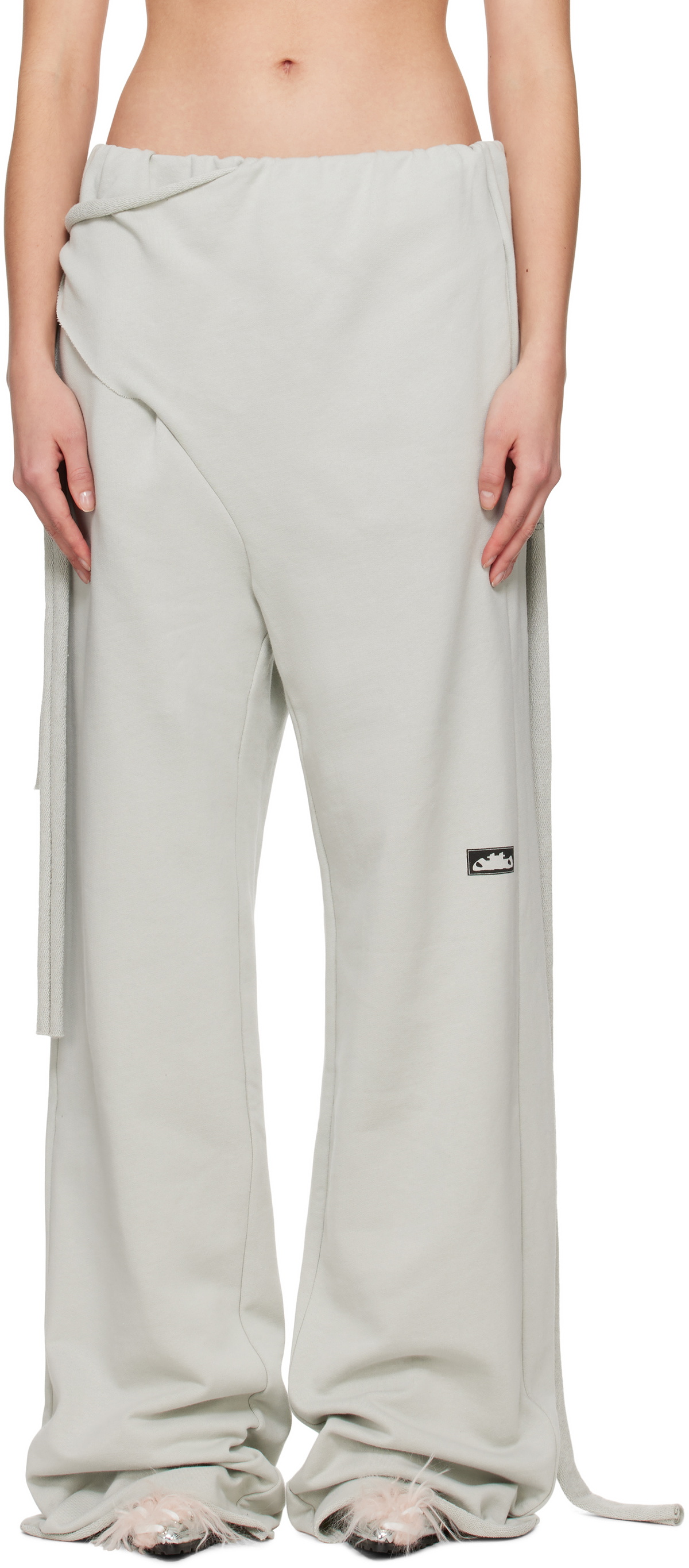 ルームウェア・パジャマ OTTOLINGER Women Lounge Wear 25P10280060302 BLACK Black Black Drape Lounge Pants by Ottolinger on Sale