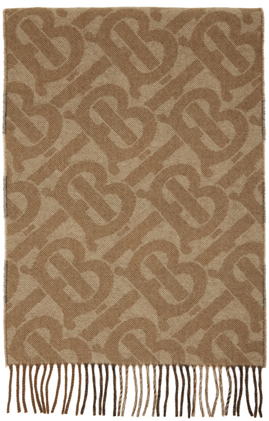 Photo: Burberry Brown Reversible Check Scarf