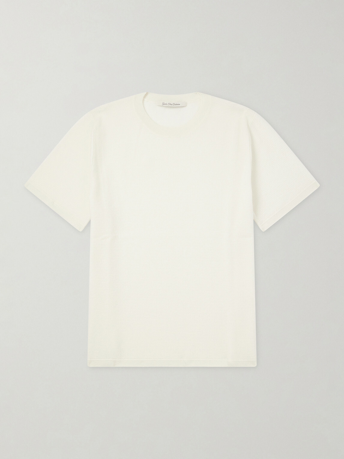 God's True Cashmere - Cashmere T-Shirt - White