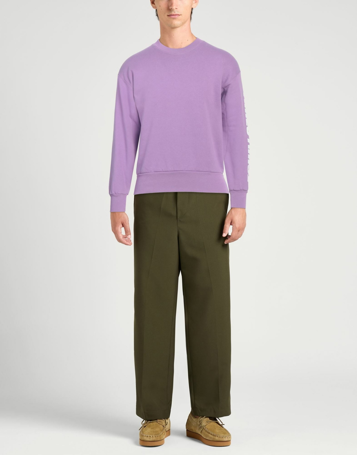 Aries Mens Sweatshirt Lilac