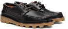 Dunhill Black Dunhill Boat Shoes