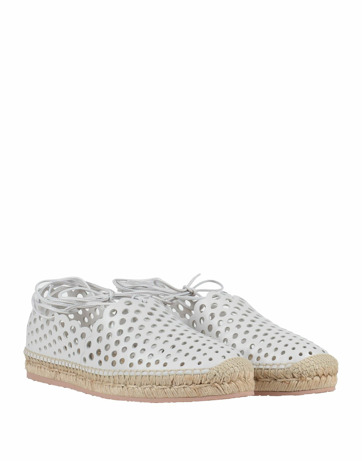 Gianvito Rossi Womens Espadrilles in White