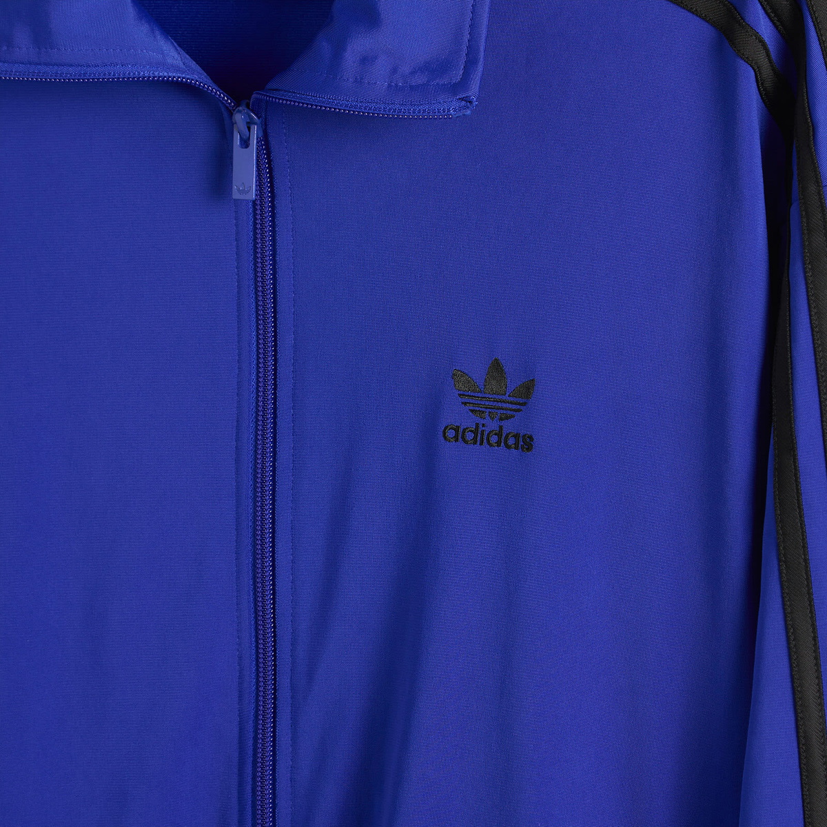 Adidas Firebird Track Top in Lucid Blue/Black