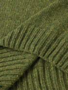 Howlin' - Terry Donegal Wool Sweater - Green
