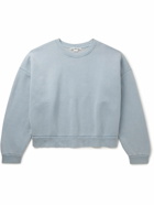 Acne Studios - Fester Garment-Dyed Cotton-Jersey Sweatshirt - Blue