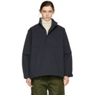 Chimala Navy Detachable Sleeve Pullover Jacket