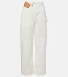 JW Anderson Embroidered straight jeans