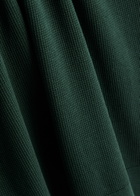John Smedley Calix Waffle-knit Cotton Jumper Dark Green