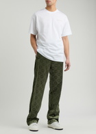 Givenchy Logo-jacquard Velour Sweatpants Green