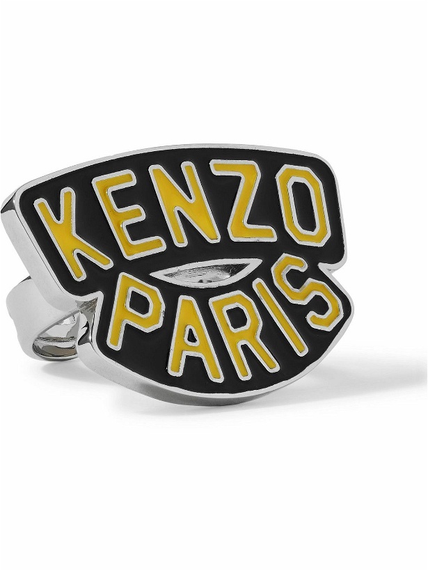 Photo: KENZO - Adjustable Silver-Tone and Enamel Ring