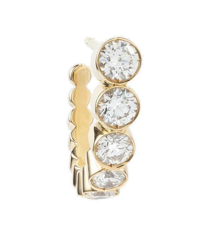 Photo: Sophie Bille Brahe Boucle Ensemble 18kt gold single earring with diamonds