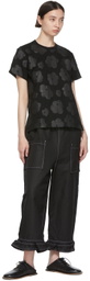 Tricot Comme des Garçons Black Cotton T-Shirt