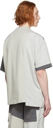 Feng Chen Wang Grey Patch T-Shirt