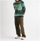 ACNE STUDIOS - Klinac Brushed Jacquard-Knit Sweater - Multi