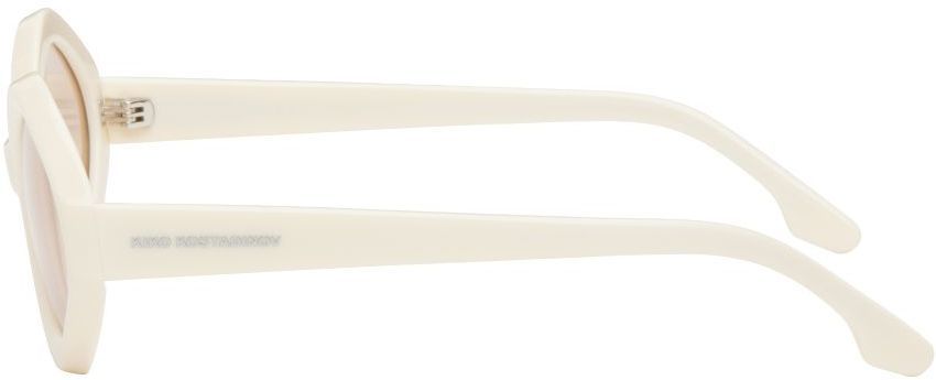 アクセサリー kiko kostadinov OCTAVIA SUNGLASSES Kiko Kostadinov Beige Octavia Sunglasses Kiko Kostadinov
