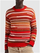 DSQUARED2 - Striped Wool Blend Sweater